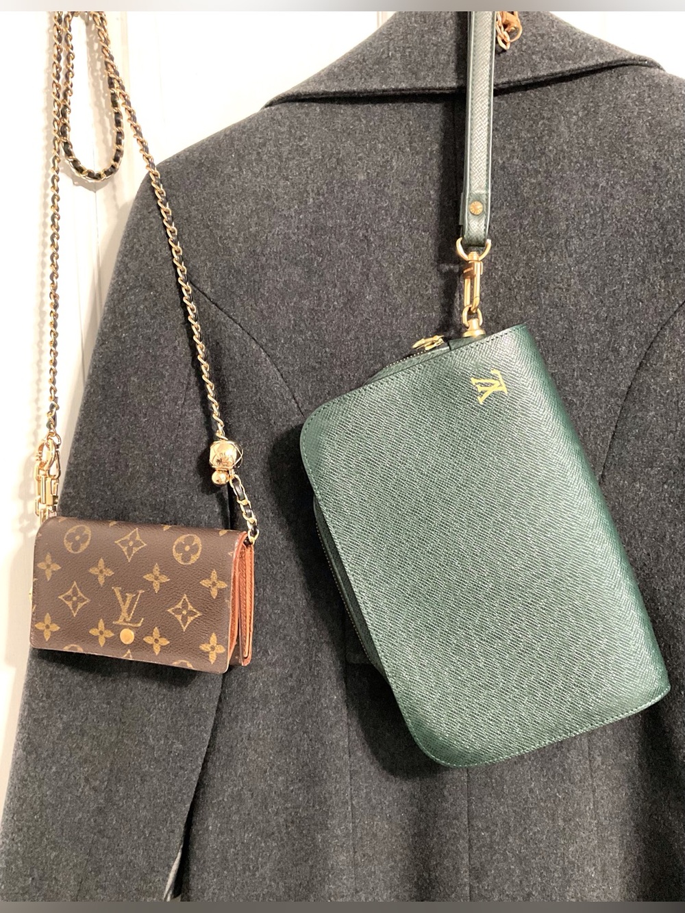 ✅  LV BUNDLE AUTHENTIC 
CLUTCH BAG+WALLET LOUIS VUITTON